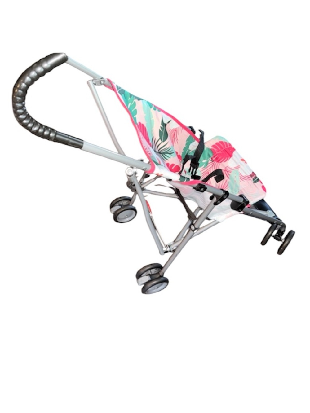 Cosco Tropical Leaf Print Stroller, 2024, Koala, LIKE NEW - Picture 5 of 13